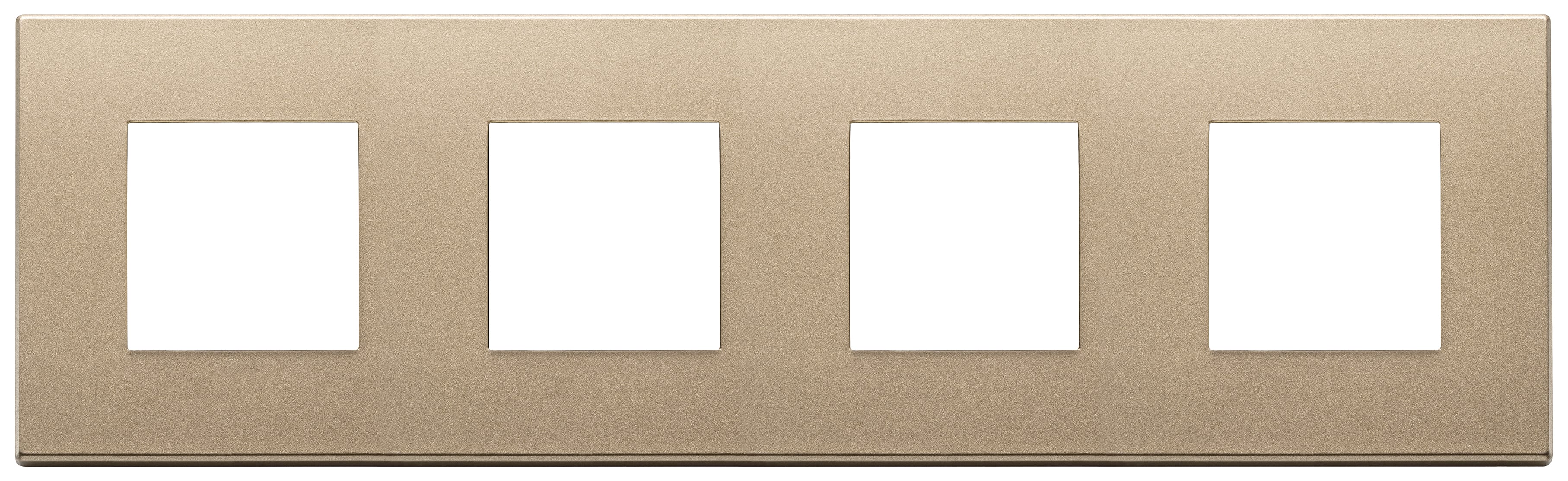 VIMAR SPA - VIW22669.88 PLACCA 8M (2+2+2+2)INT71 ORO SATINATO