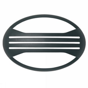 GOCCIA ILLUMINAZIONE - GOC2267SI MASCHERA C.FERITOIE JACK OVALE SILV