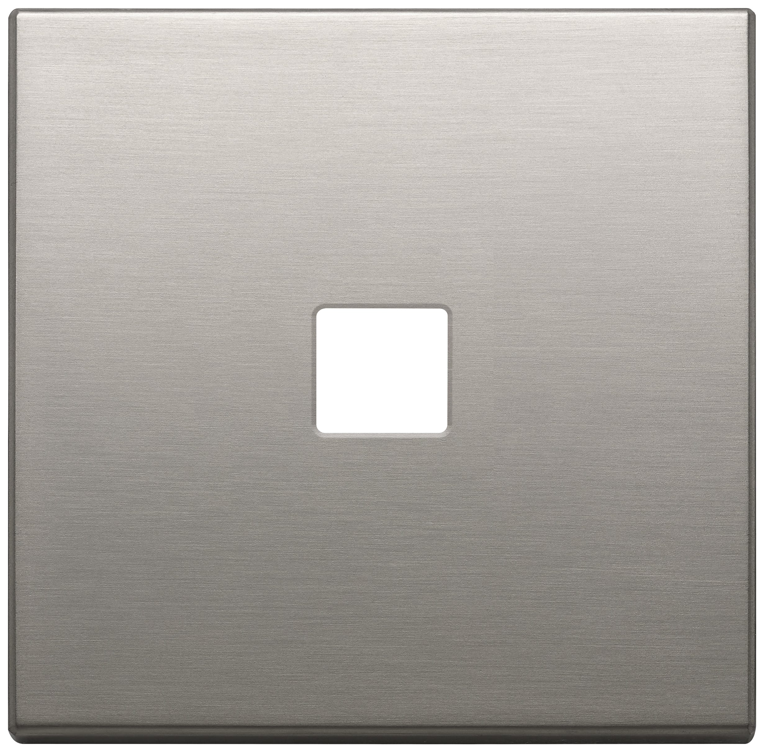 VIMAR SPA - VIW22682.1.11 PLACCA 2MX1 FLAT NICHEL SPAZZOLATO