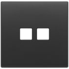 VIMAR SPA - VIW22682.2.03 Placca 2Mx2 Flat grigio antracite