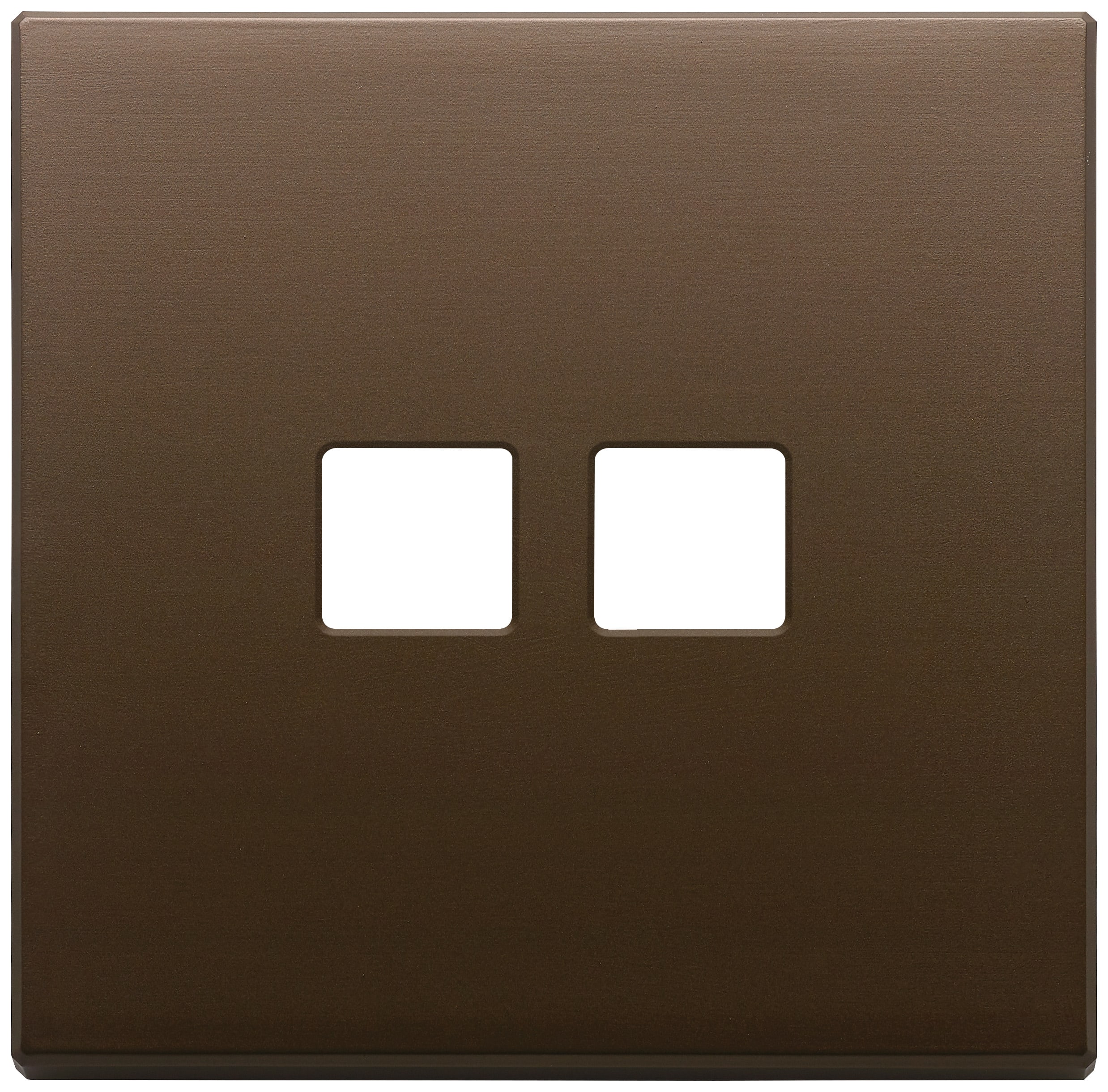 VIMAR SPA - VIW22682.2.12 PLACCA 2MX2 FLAT BRONZO SCURO SPAZZ.