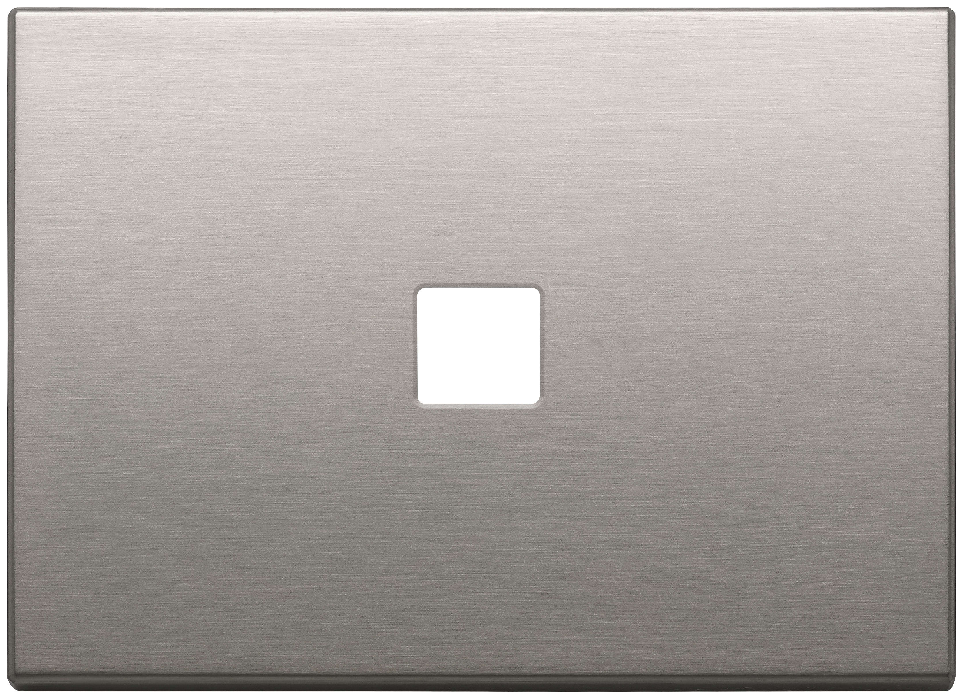 VIMAR SPA - VIW22683.1.11 PLACCA 3MX1 FLAT NICHEL SPAZZOLATO