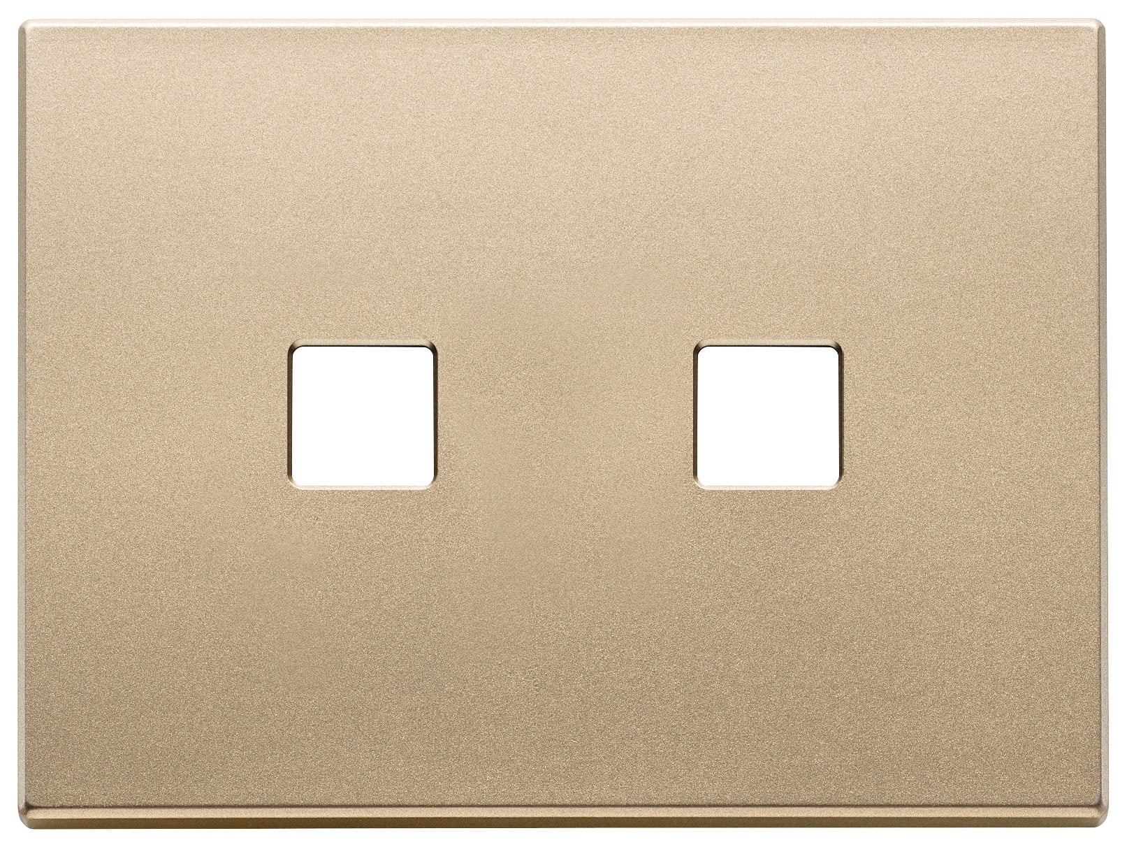 VIMAR SPA - VIW22683.2.88 PLACCA 3MX2 FLAT ORO SATINATO