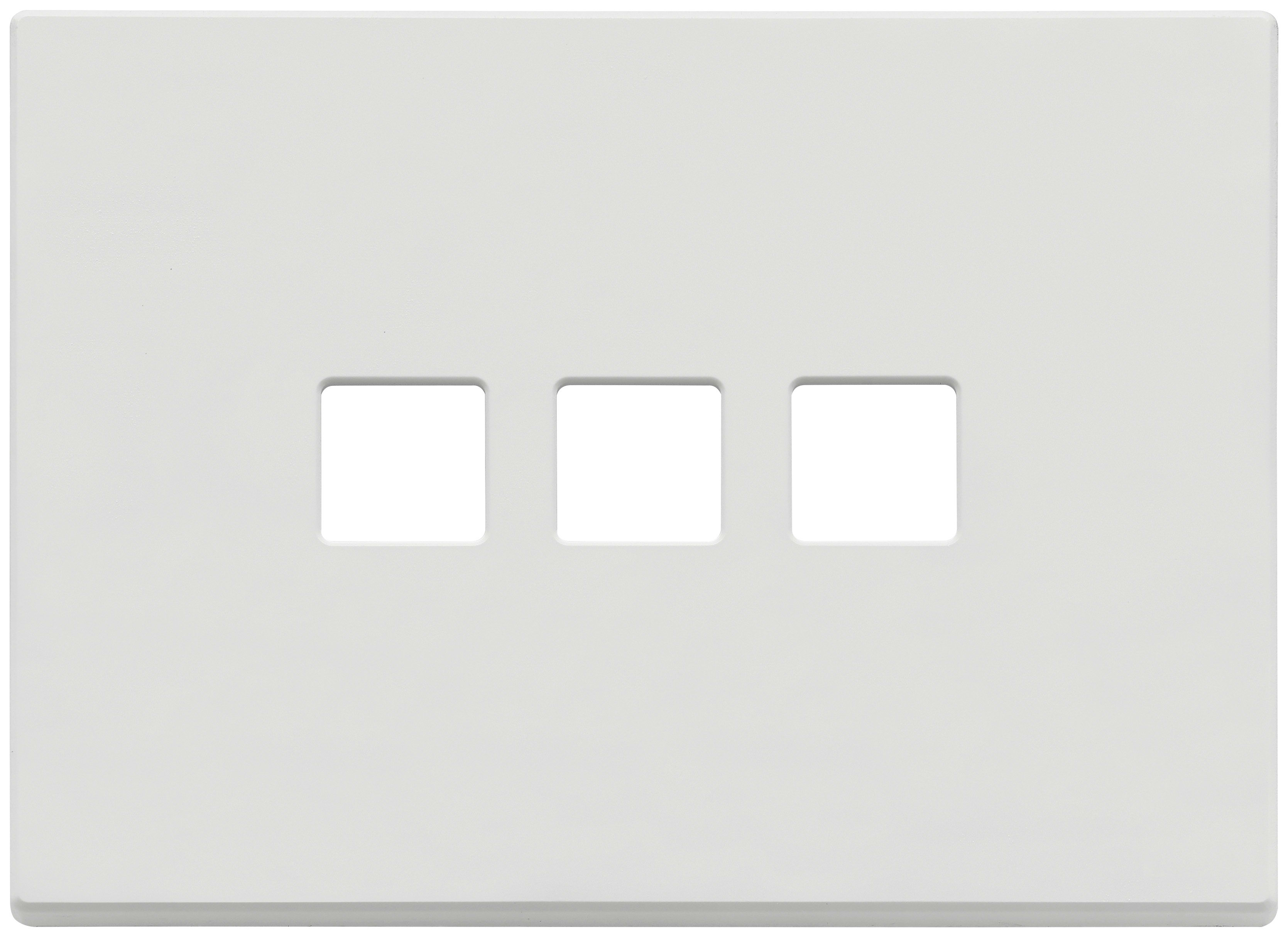 VIMAR SPA - VIW22683.3.01 PLACCA 3MX3 FLAT BIANCO MATT