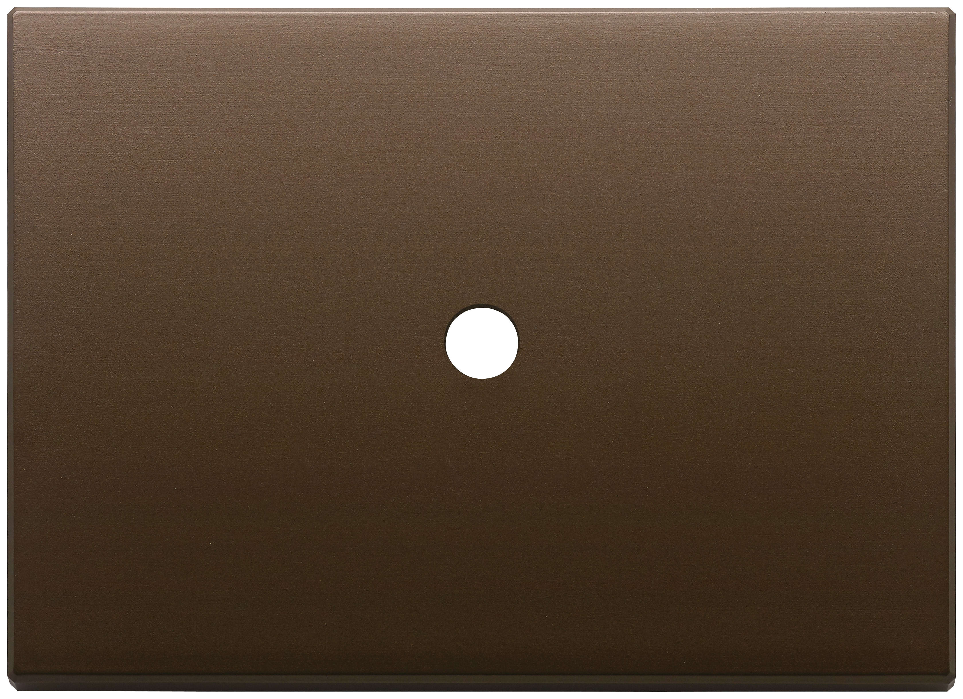 VIMAR SPA - VIW22683.RN.1.12 Placca 3Mx1 Tondo bronzo scuro spazz.