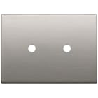 VIMAR SPA - VIW22683.RN.2.11 PLACCA 3MX2 TONDO NICHEL SPAZZOLATO