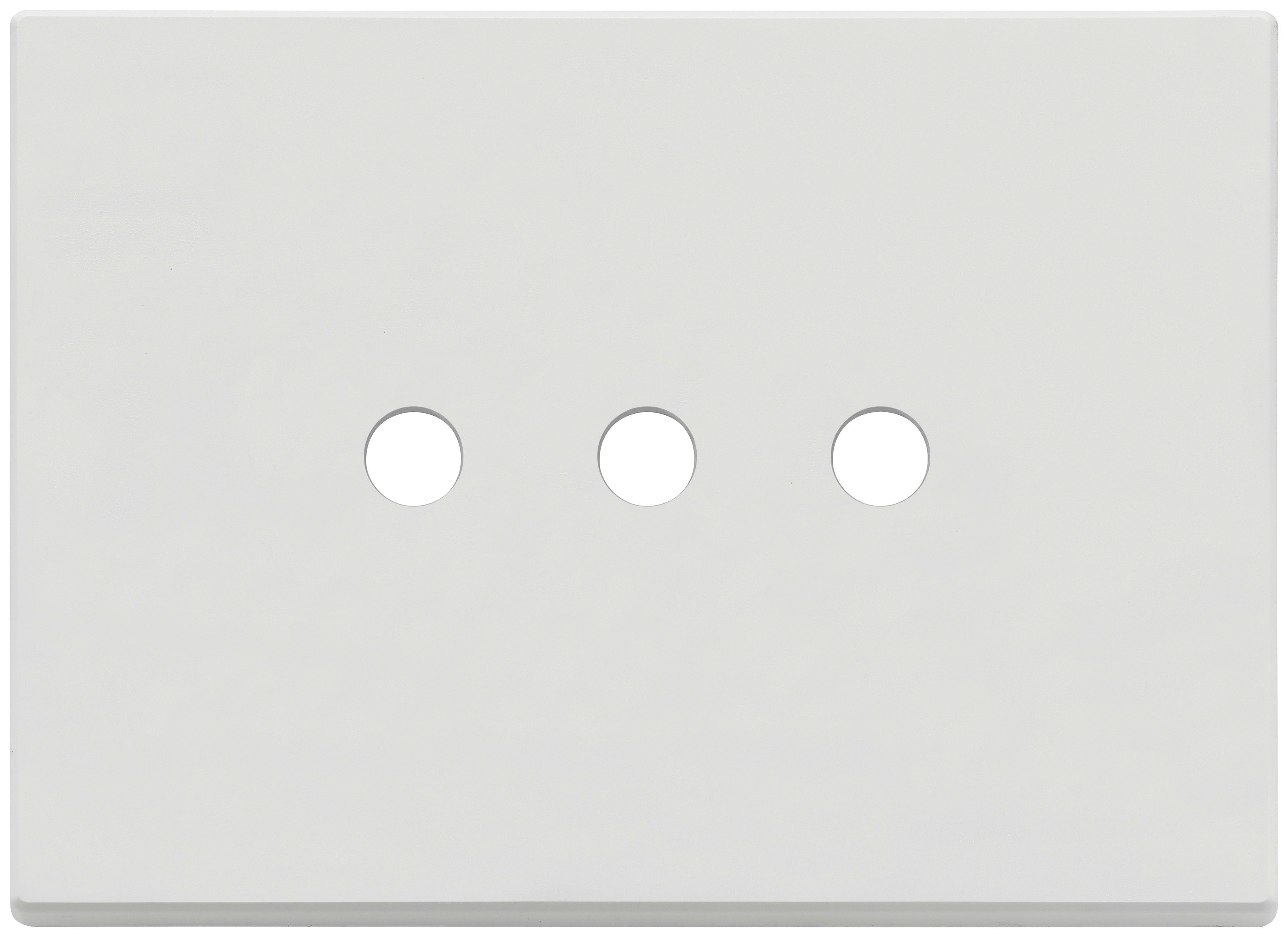 VIMAR SPA - VIW22683.RN.3.01 Placca 3Mx3 Tondo bianco matt