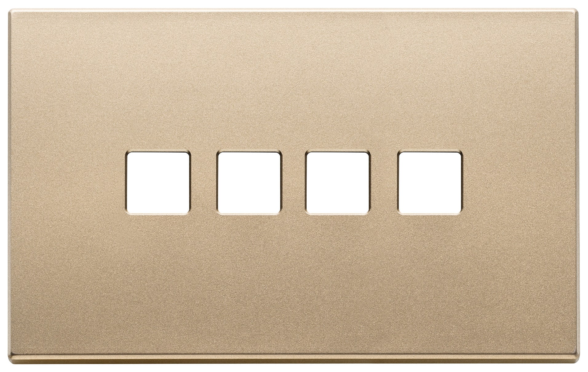 VIMAR SPA - VIW22684.4.88 PLACCA 4MX4 FLAT ORO SATINATO