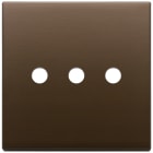 VIMAR SPA - VIW22685.RN.3.12 PLACCA 3MX3 BS TONDO BRONZO SCURO SPAZZ.