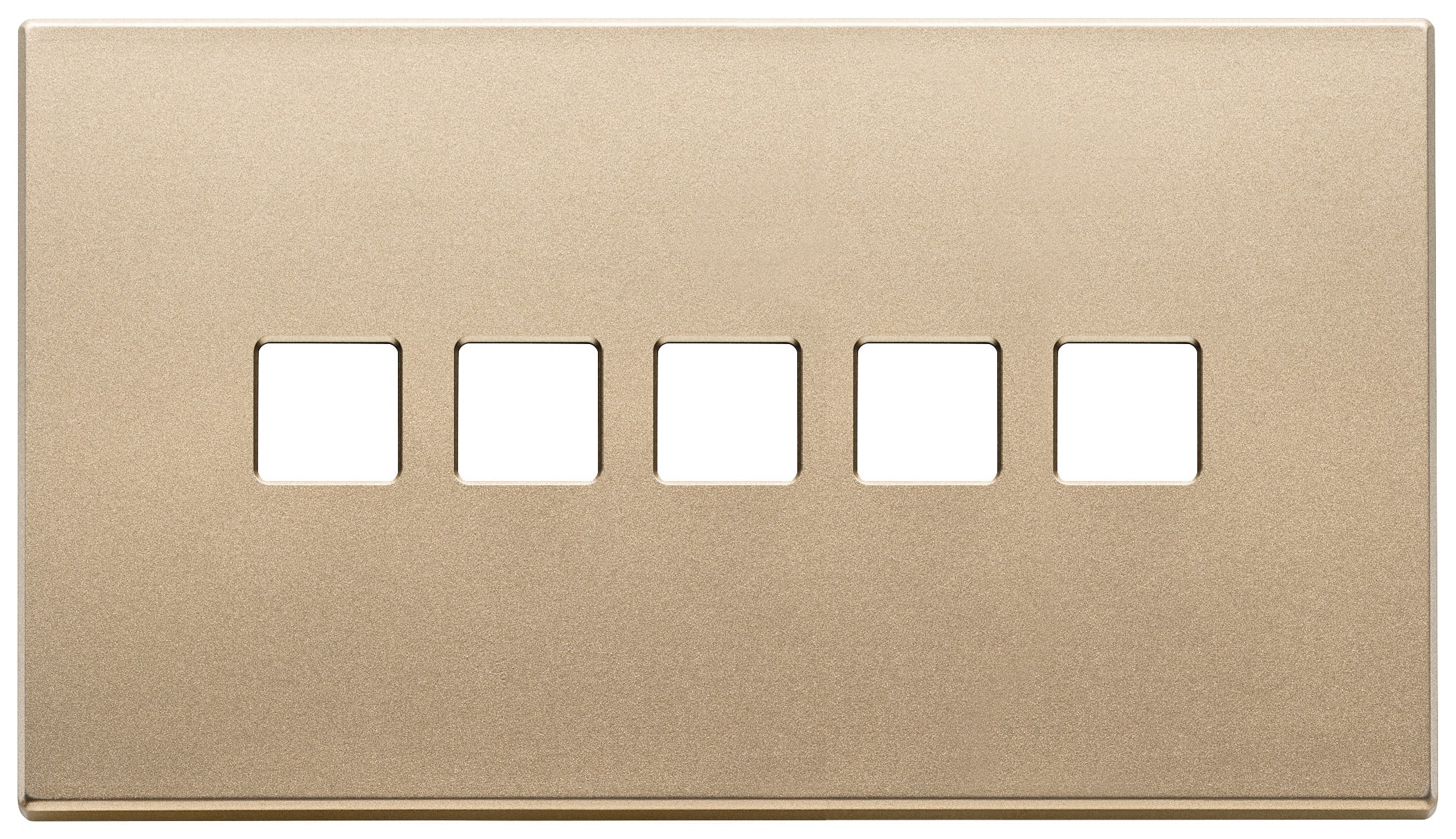 VIMAR SPA - VIW22689.5.88 PLACCA 5MX5 BS FLAT ORO SATINATO