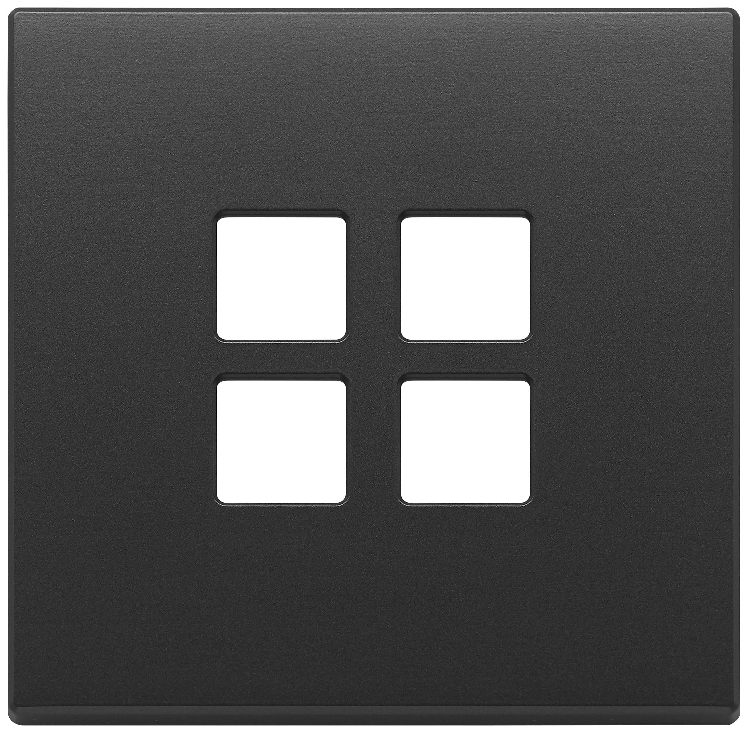 VIMAR SPA - VIW22692.03 PLACCA 2MX4 FLAT GRIGIO ANTRACITE