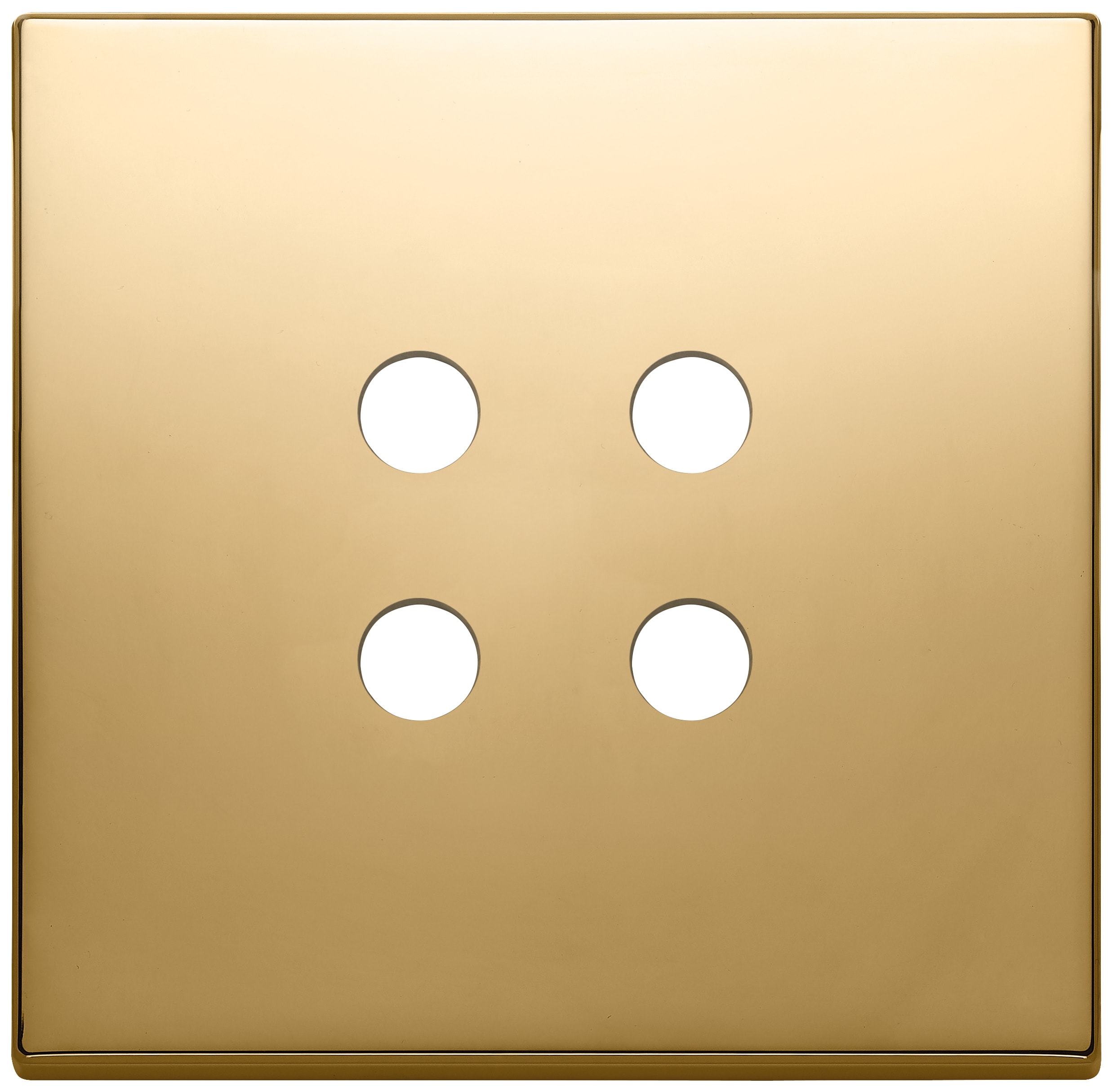 VIMAR SPA - VIW22692.RN.82 Placca 2Mx4 Tondo oro