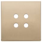 VIMAR SPA - VIW22692.RN.88 PLACCA 2MX4 TONDO ORO SATINATO