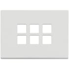 VIMAR SPA - VIW22693.01 Placca 3Mx6 Flat bianco matt