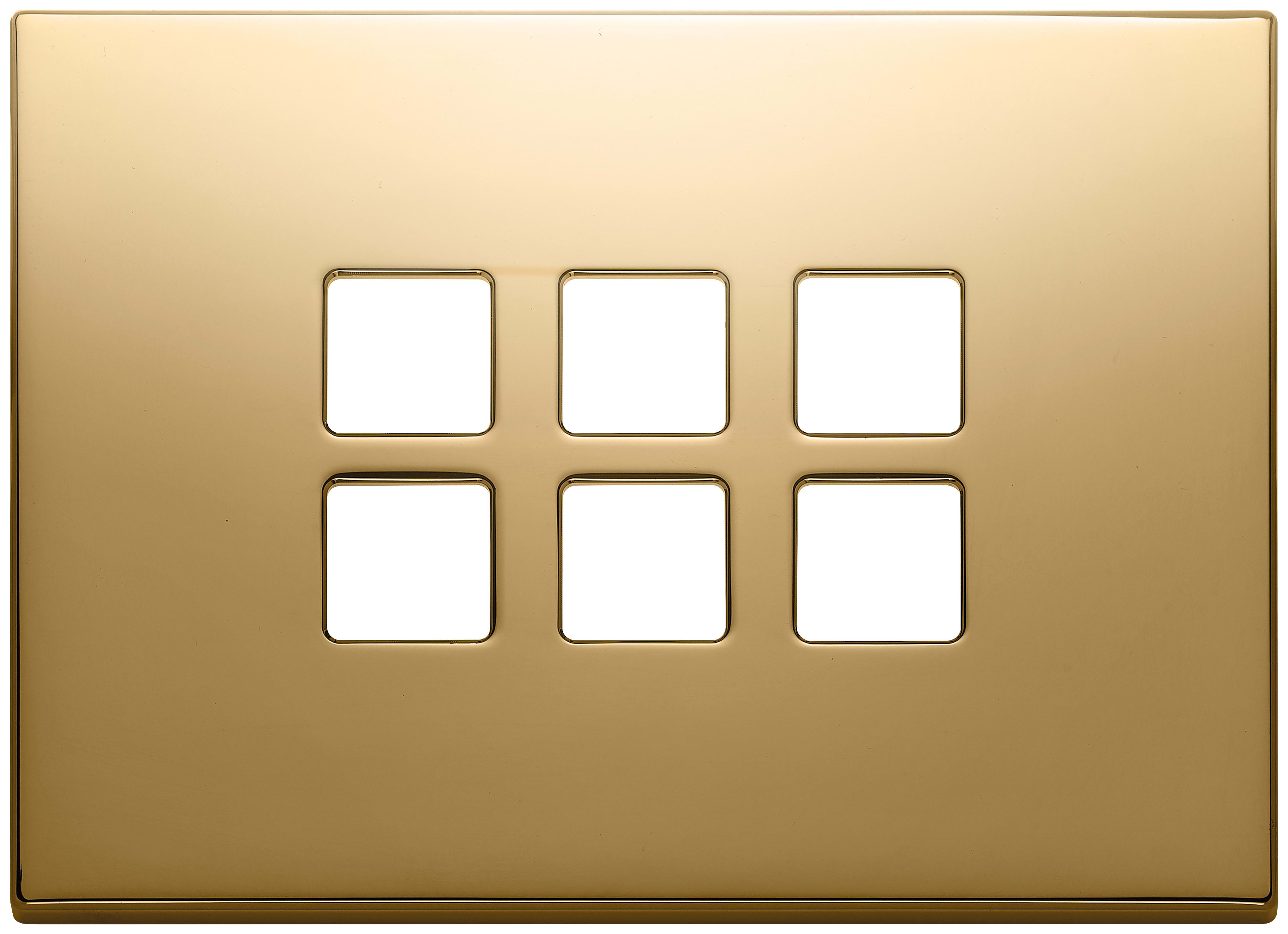 VIMAR SPA - VIW22693.82 Placca 3Mx6 Flat oro