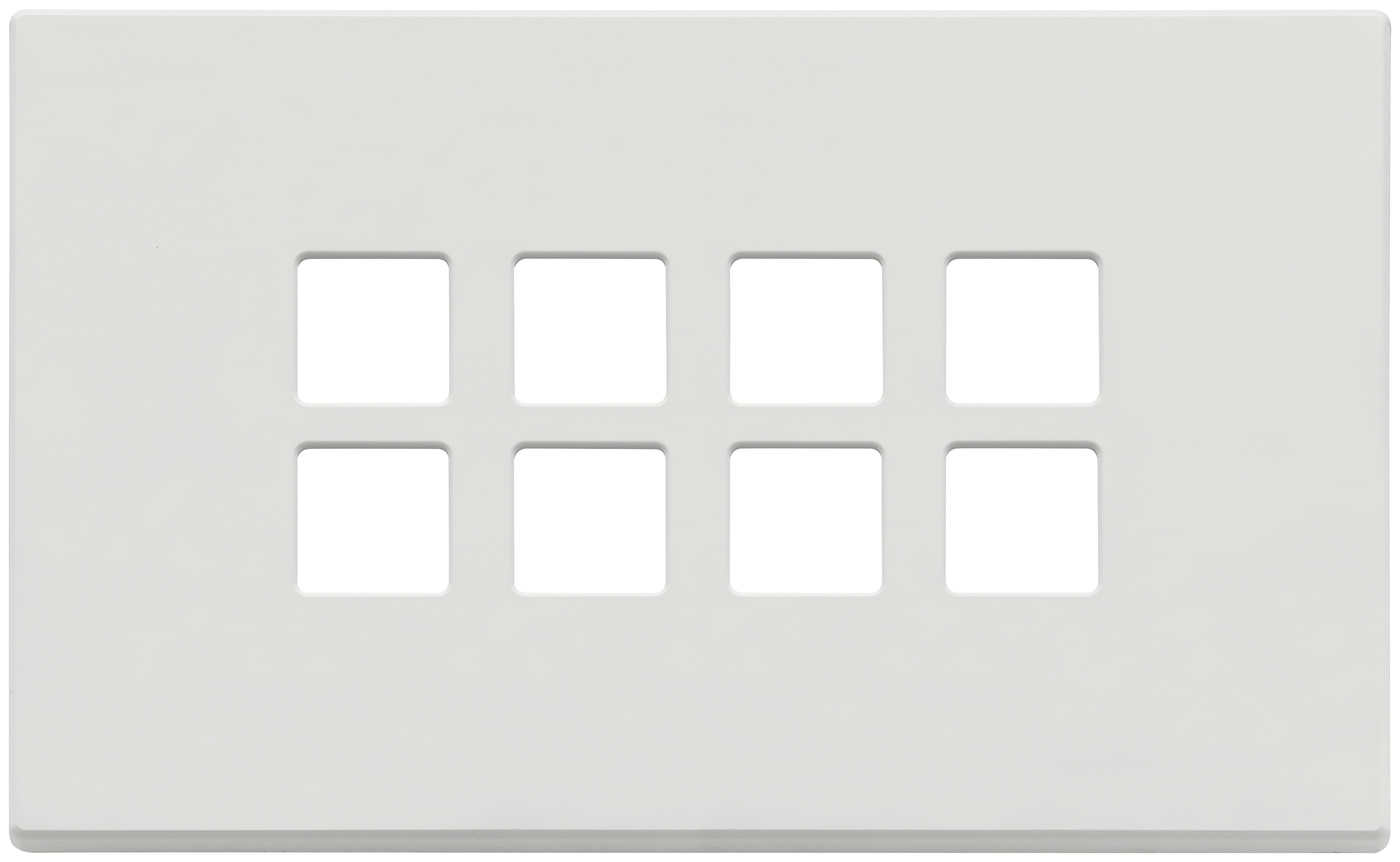 VIMAR SPA - VIW22694.01 PLACCA 4MX8 FLAT BIANCO MATT