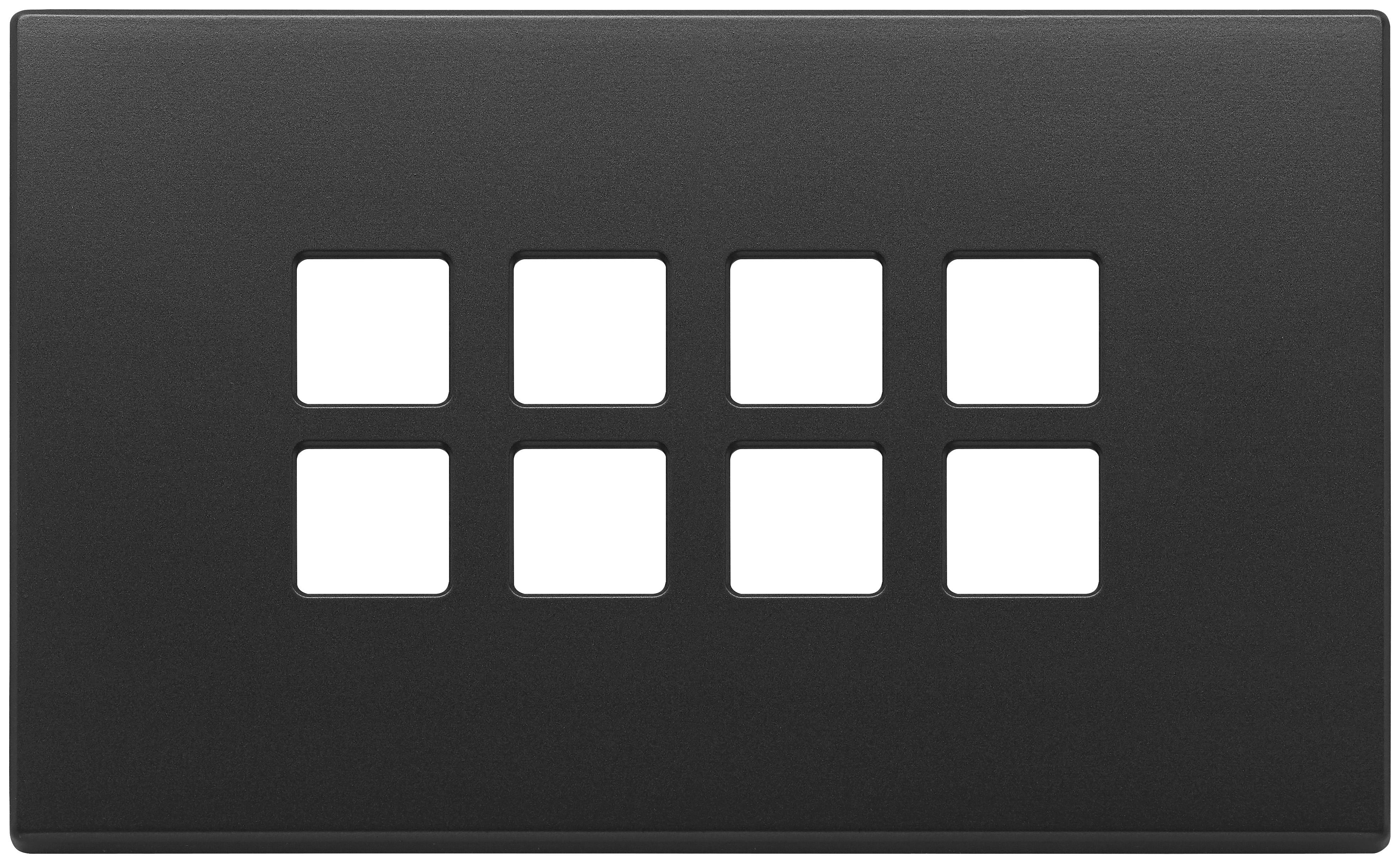 VIMAR SPA - VIW22694.03 Placca 4Mx8 Flat grigio antracite