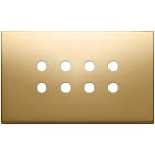 VIMAR SPA - VIW22694.RN.82 PLACCA 4MX8 TONDO ORO
