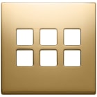 VIMAR SPA - VIW22695.82 Placca 3Mx6 BS Flat oro