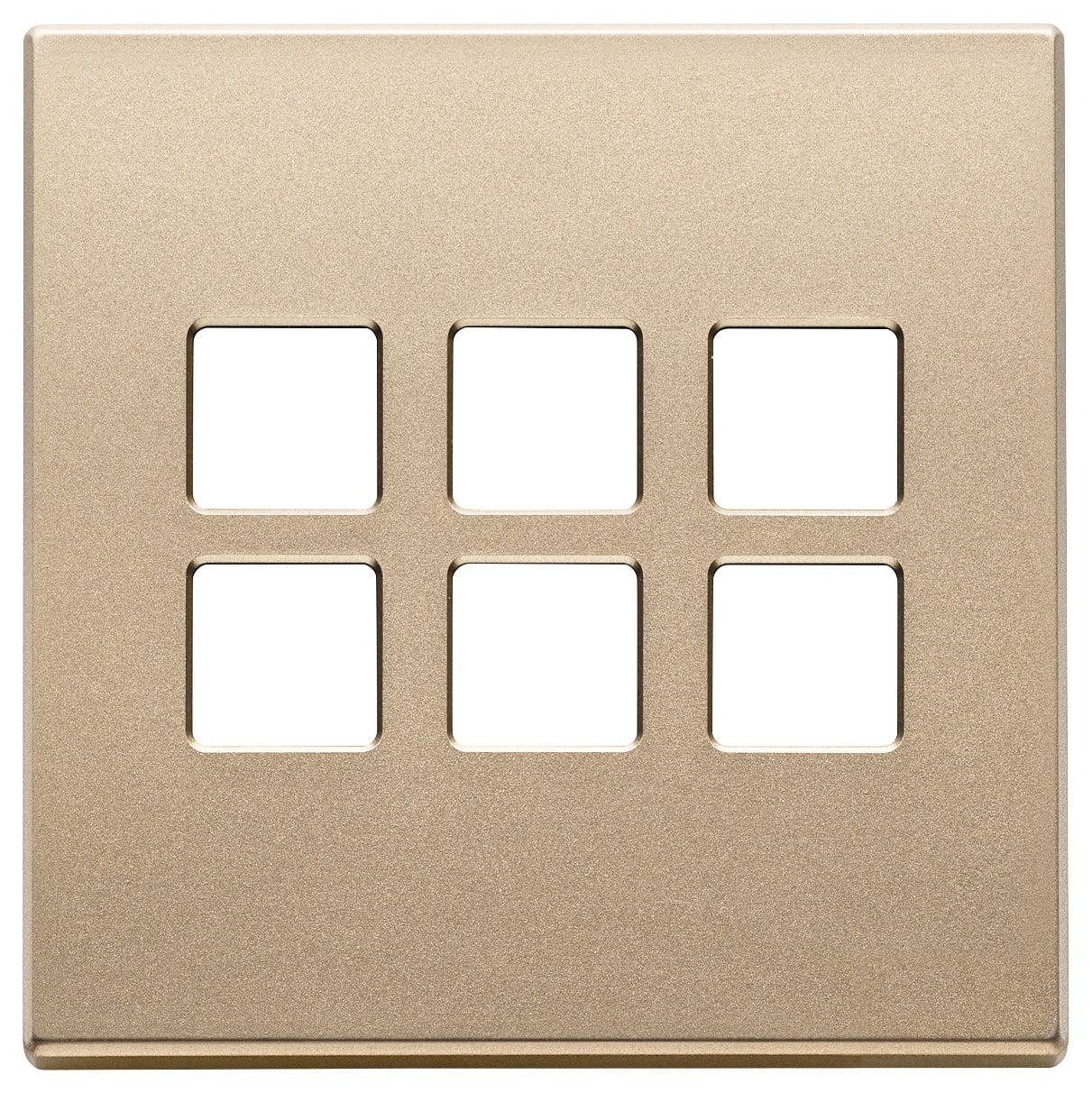 VIMAR SPA - VIW22695.88 PLACCA 3MX6 BS FLAT ORO SATINATO