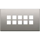 VIMAR SPA - VIW22699.11 PLACCA 5MX10 BS FLAT NICHEL SPAZZOLATO