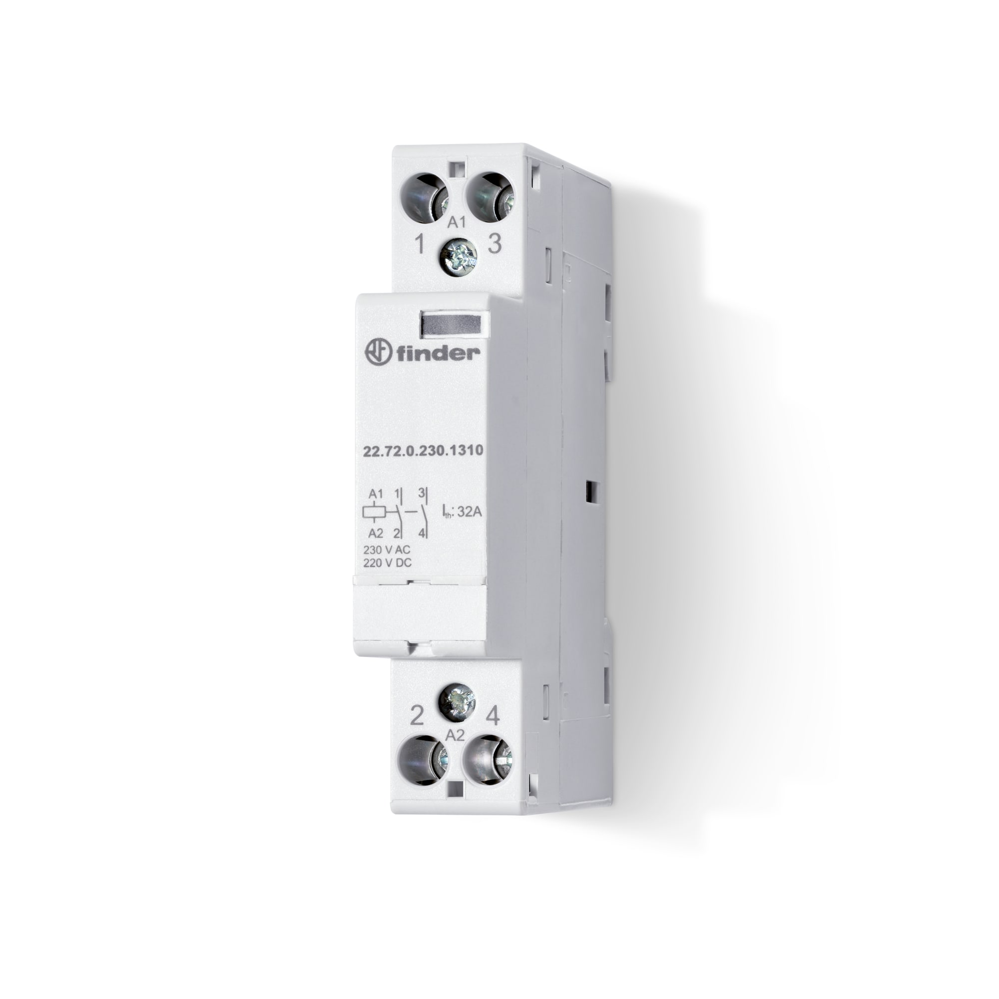 FINDER SPA - FIN227200121310 CONTATTORE 32A 2 CONTATTI 52MM