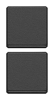 VIMAR SPA - VIW22751.0.03 DUE TASTI FLAT NO SIMBOLI GRIGIO