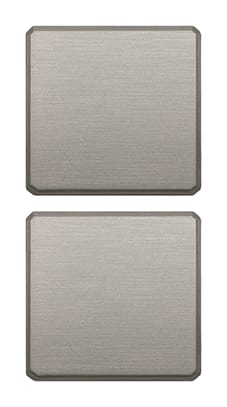 VIMAR SPA - VIW22751.0.11 DUE TASTI FLAT NO SIMBOLI NICHEL