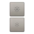 VIMAR SPA - VIW22751.3.11 DUE TASTI FLAT DIMMER NICHEL