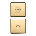 VIMAR SPA - VIW22751.3.82 DUE TASTI FLAT DIMMER ORO