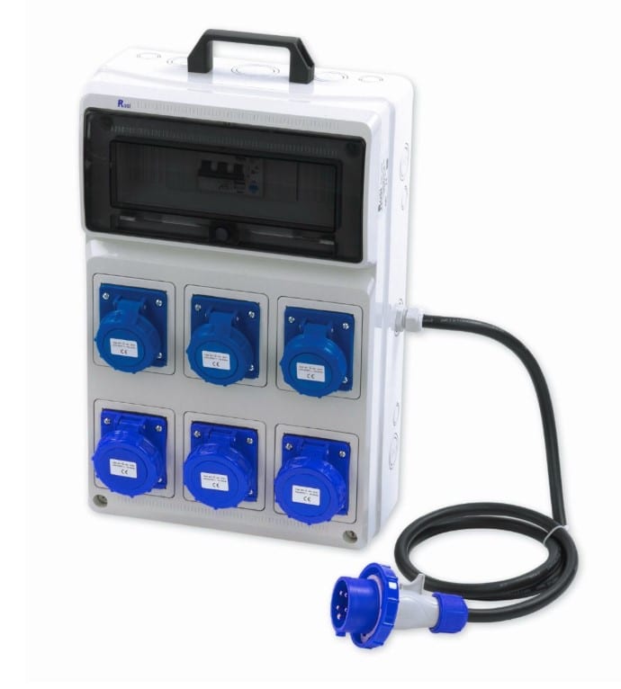 ROSI MATERIALE ELETT - RCO2279 QUADRI ACS 6 PRESE INCASSO IP67