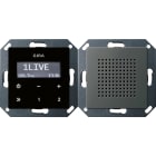 GIRA - GGI2280600 RADIO RDS IN ALTOPARL. SYSTEM 55 ACCIAIO