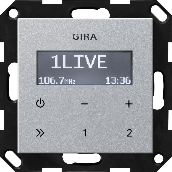 GIRA - GIR228426 RADIO RDS IN S/ALTOPARL. SYSTEM 55 C.ALL