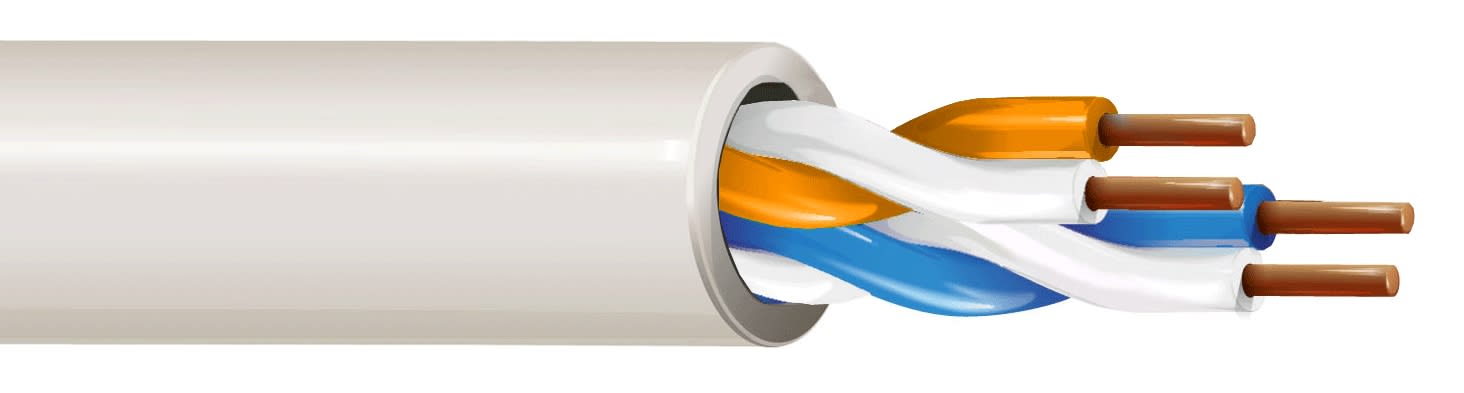 ITC INDUSTRIA TECNIC - ITC22U1H 2X2 AWG22 UTP LSZH BIANCO