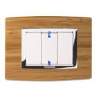 MASTER SRL - MST22VBS483 PLACCA VITRA LEGNO BAMBU 3 POSTI