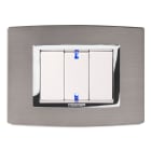 MASTER SRL - MST22VBS793 PLACCA ACCIAIO SPAZZOLATO 3P. VITRA