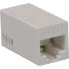 EXCEL - EXL23-0035 Excel Cat5e RJ45 In-Line Connector White