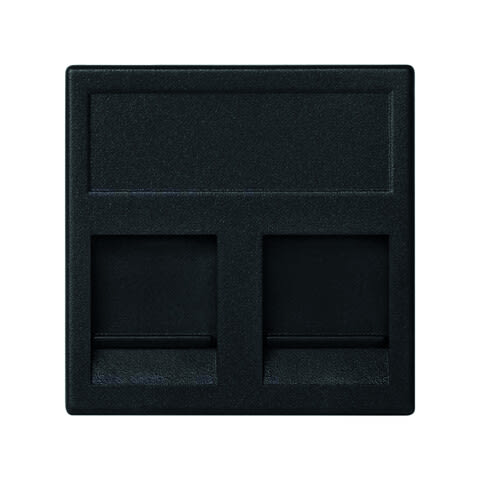 URMET SPA - UTD12100/B76-14 FRONT.2XPRESE RJ45 KEYSTONE 2M