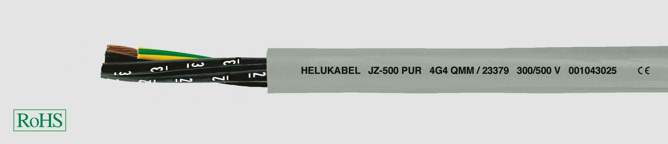 HELUKABEL ITALIA SRL - HLK23315 JZ-500 PUR 3G0.5 QMM GREY