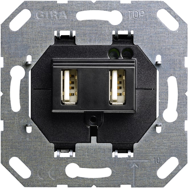 GIRA - GIR235900 TENSIONE ALIM. USB 2X TIPO A/A MODULO NE