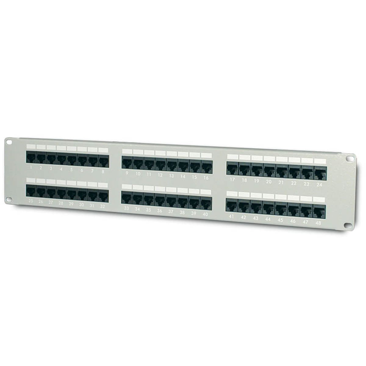FANTON SRL - FME23654 PANN.19 CAT.6 UTP 2U 48P. GR