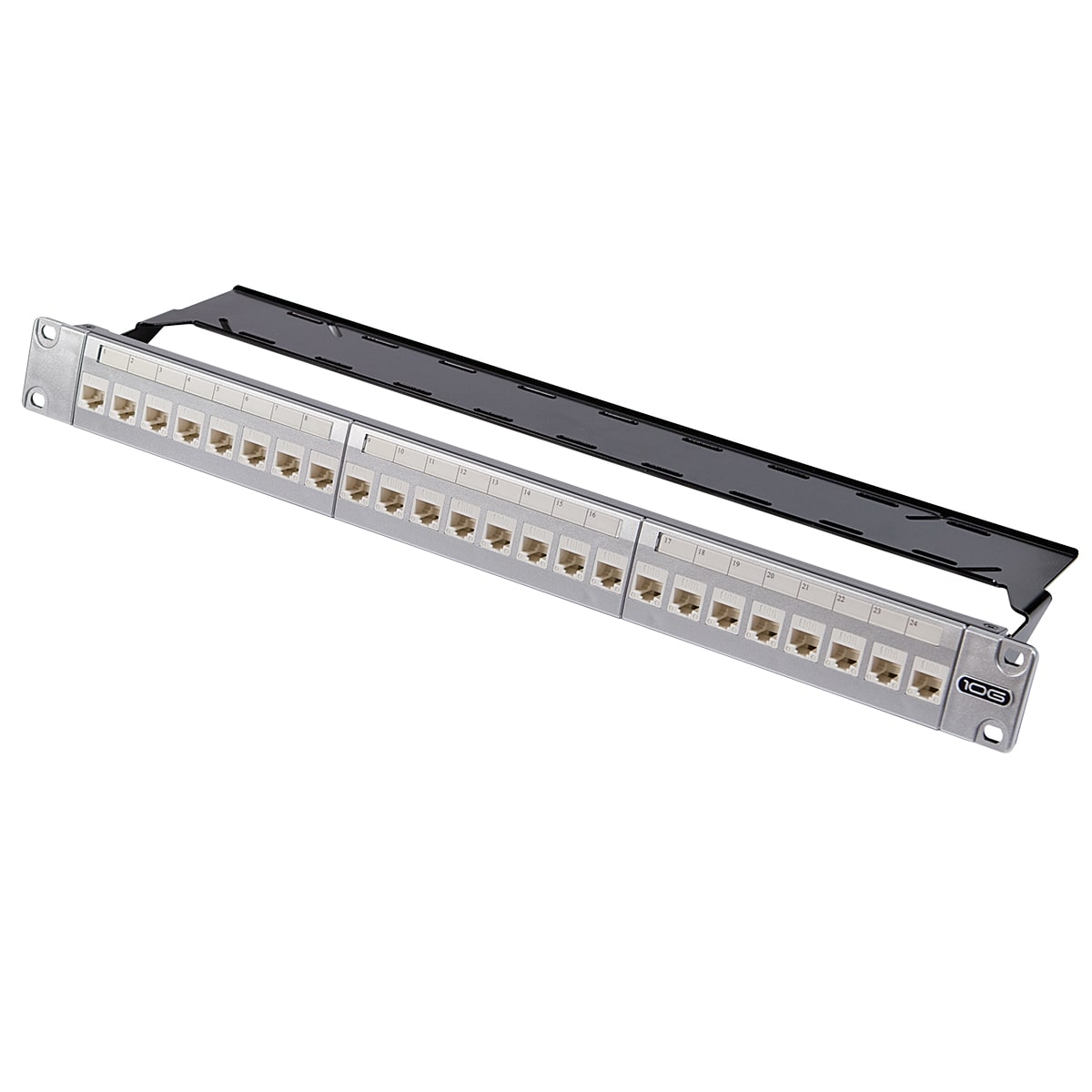 FANTON SRL - FME23672 PANN.19 CAT.6A UTP 1U 24P. GR