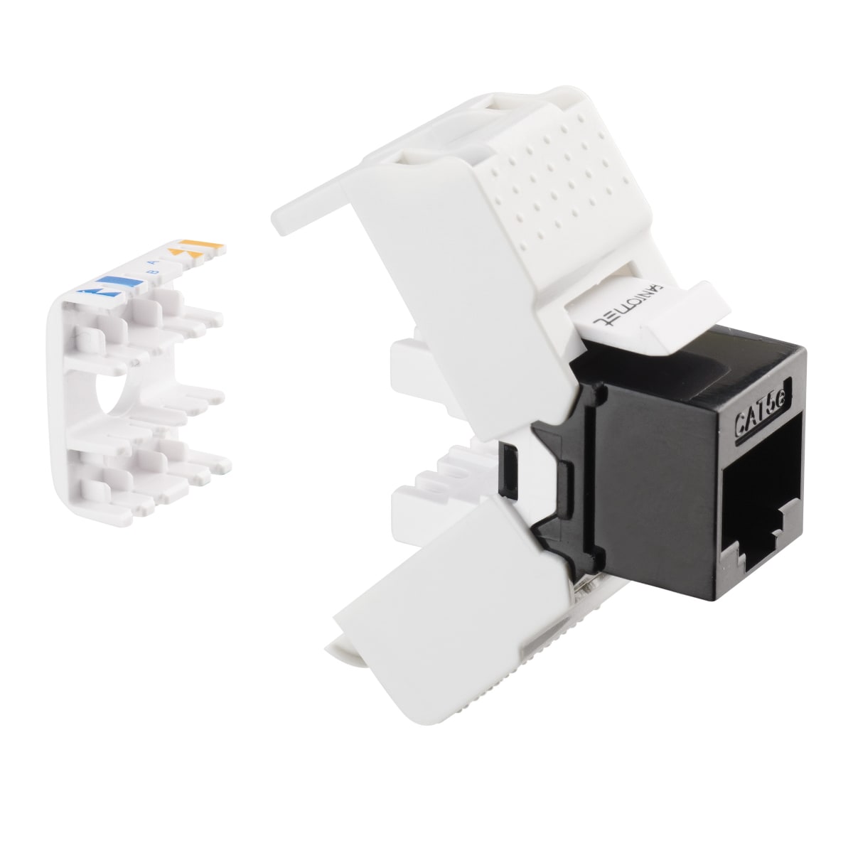 FANTON SPA - FME23700BI PRESA RJ45 CAT.5E UTP 180 TOOLLESS BI