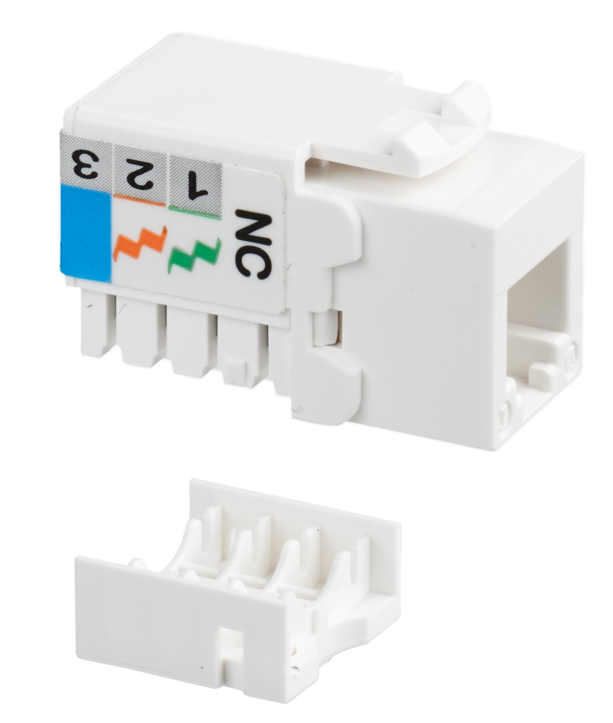FANTON SPA - FME23708 PRESA RJ12 CAT.3 UTP 90 BI