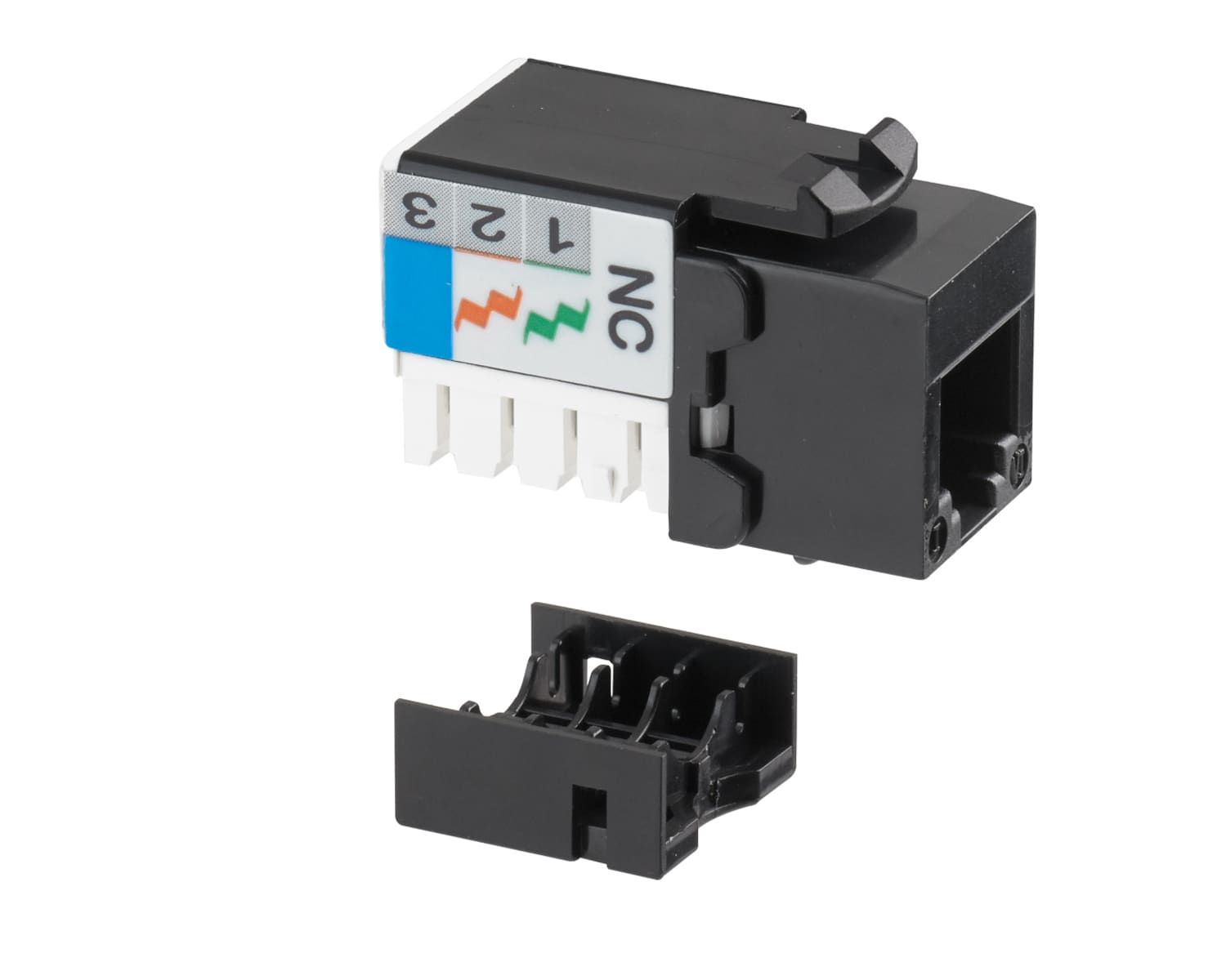 FANTON SRL - FME23709 PRESA RJ12 CAT.3 UTP 90° NE