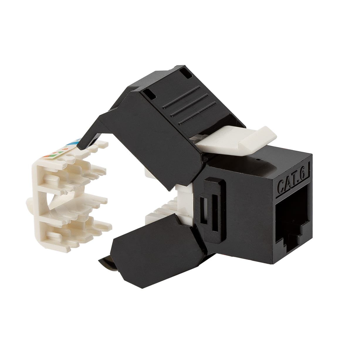 FANTON SRL - FME23713NE PRESA RJ45 CAT.6 UTP 180° TOOLLESS NE