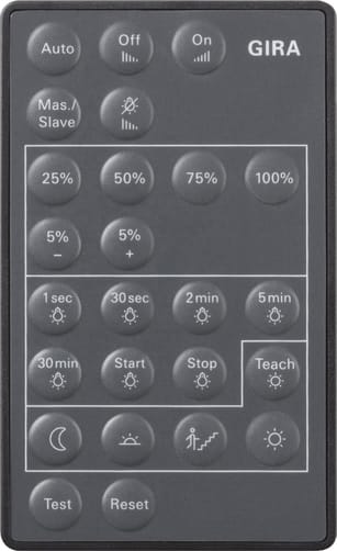 GIRA - GGI237300 TELECOMANDO PIR 3 ACCESSORI