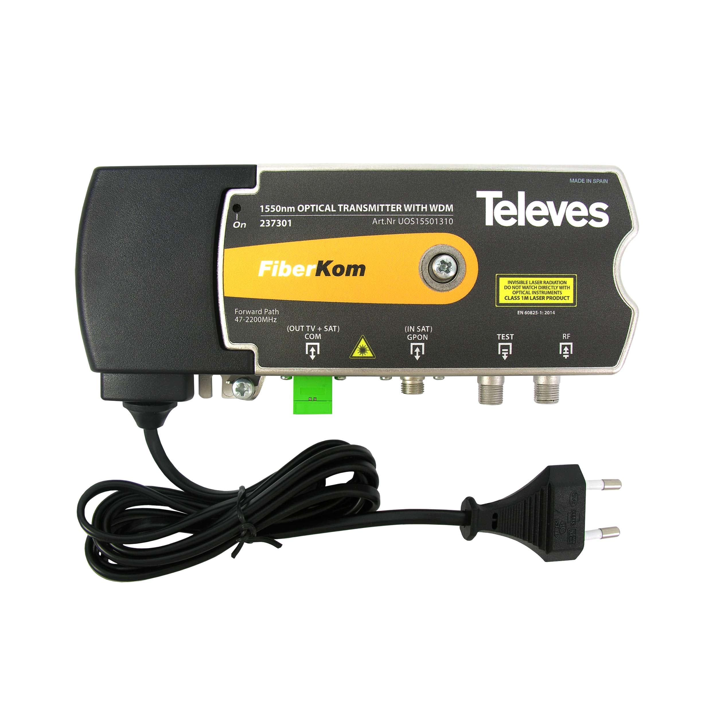 TELEVES ITALIA SRL - TVV237301 TX FO 1550NM/WDM 1310/1490NM SC/APC 6DBM