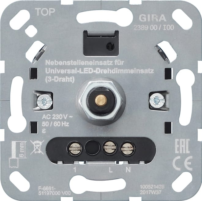 GIRA - GGI238900 MOD.APP.DER.ROT. S3000 3 FILI MODULO