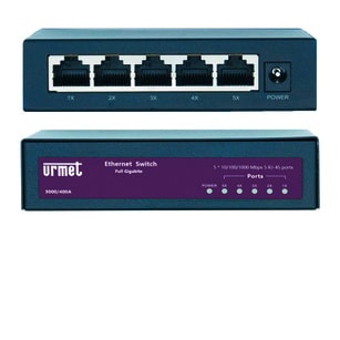 URMET SPA - UTD3000/400A SWITCH 5 PORTE 10/100/1000